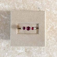 Load image into Gallery viewer, Holy Trinity ring garnet
