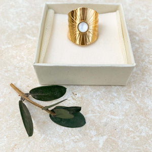 Divine sun ring