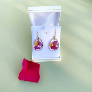 White leather gift box