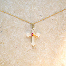 Load image into Gallery viewer, St. Therese two hearts cross
