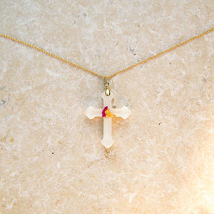 St. Therese two hearts cross