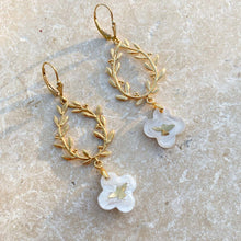 Load image into Gallery viewer, White Dove of Peace earrings

