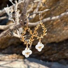 Load image into Gallery viewer, White Dove of Peace earrings

