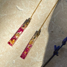 Load image into Gallery viewer, St. Therese rosebush earrings
