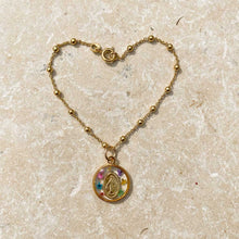 Load image into Gallery viewer, Miraculous medal Bracelet &quot;rosary beads&quot;
