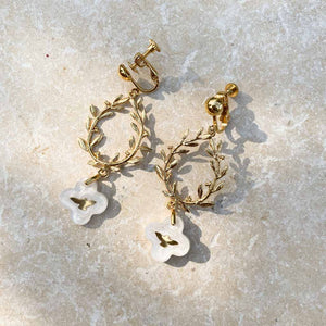 White Dove of Peace earrings