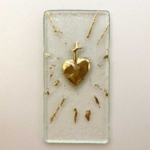 Golden sacred Heart