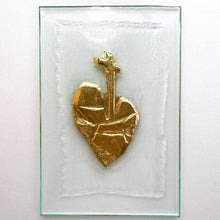 Load image into Gallery viewer, Large golden Sacred Heart
