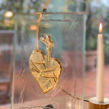 Load image into Gallery viewer, Large golden Sacred Heart
