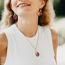 Load image into Gallery viewer, St. Therese rose petals pendant

