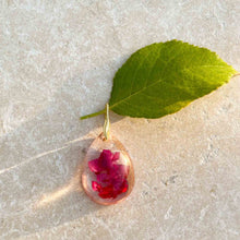 Load image into Gallery viewer, St. Therese rose petals pendant
