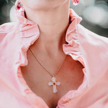 Load image into Gallery viewer, St. Therese two hearts cross
