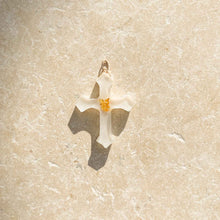 Load image into Gallery viewer, White &amp; gold Cross
